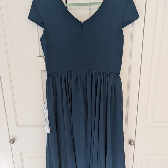 NWT Dress the Population Corey Dress in Peacock blue Size L - Picture 4 of 9